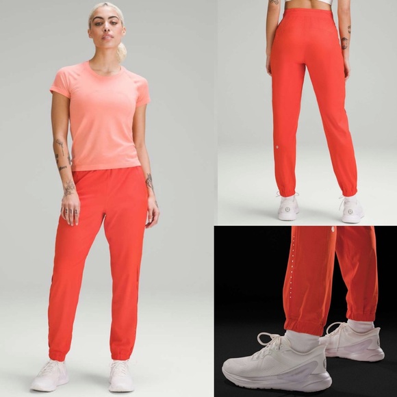 lululemon athletica Pants - Lululemon Adapted State High-Rise Jogger *Airflow
Solar Orange! EUC